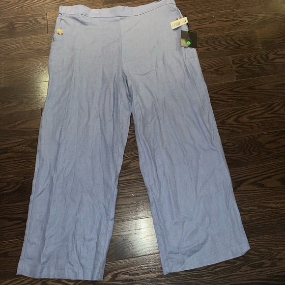 Light blue pantsuit (jacket and pants matching set) - Picture 7 of 8